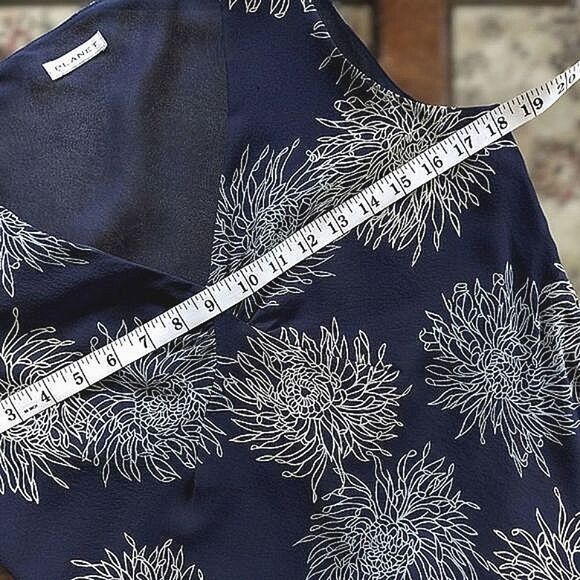 Vtg Y2K Planet sheer navy sleeveless summer maxi dress - Picture 11 of 16